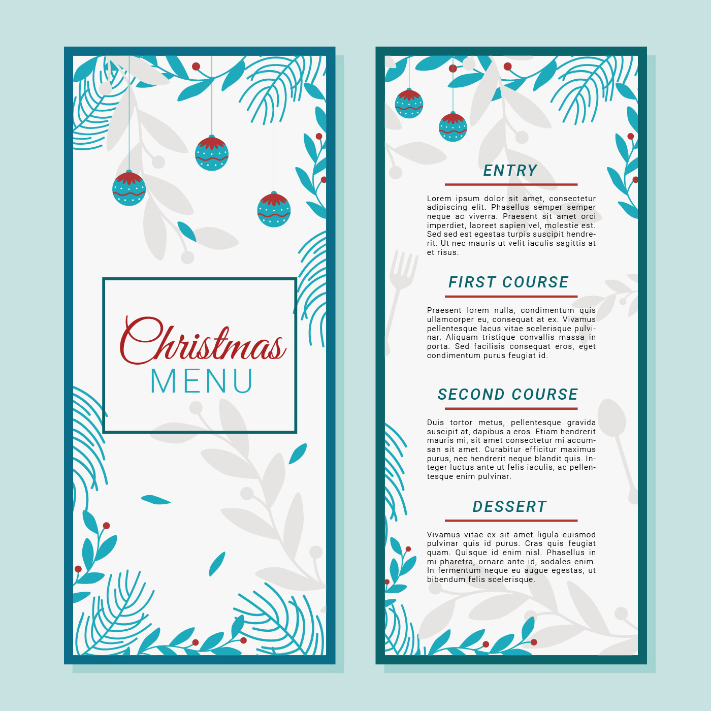 christmas-dinner-menu-template-vector-266177-vector-art-at-vecteezy