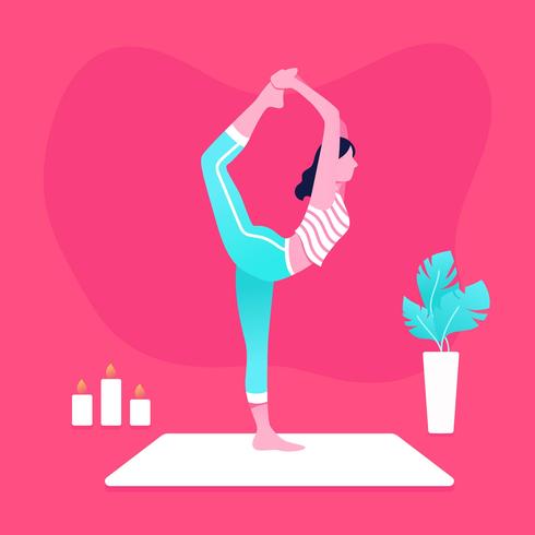 Yoga Class Vector