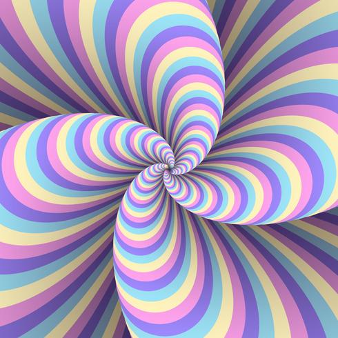 Pastel Multicolor Abstract Stripe Distortion Background
