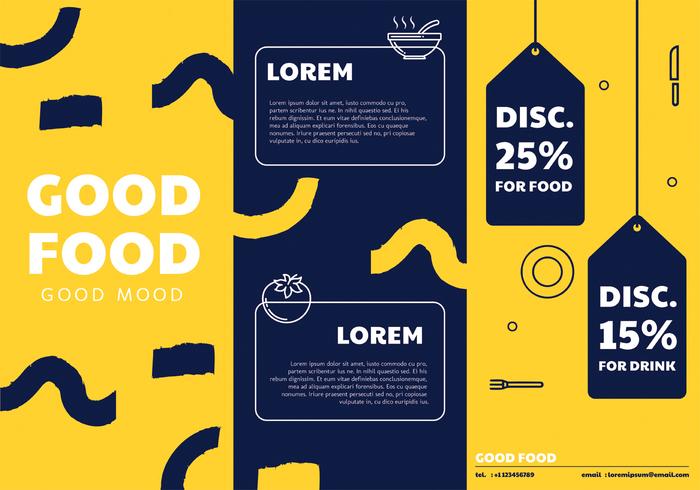 Brochure Template Vector Design