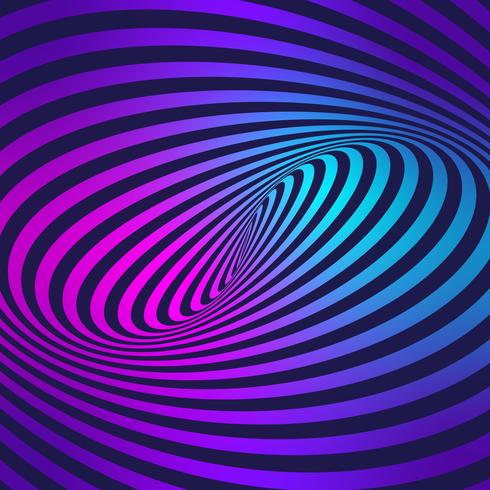 Stripes Movement Illusion Colorful Background vector