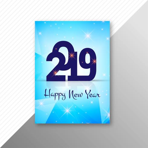 2019 text brochure celebration template background vector