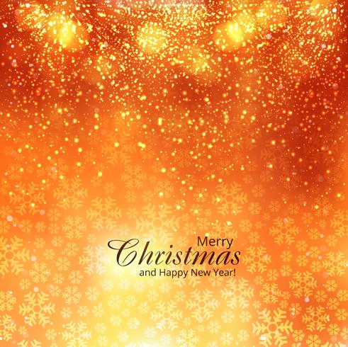 Beautiful merry christmas glitters background vector