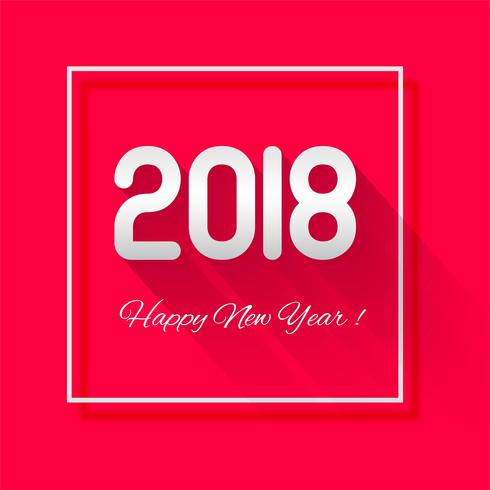 2019 Happy New Year text background vector