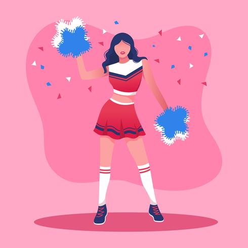 Cheerleader Vector