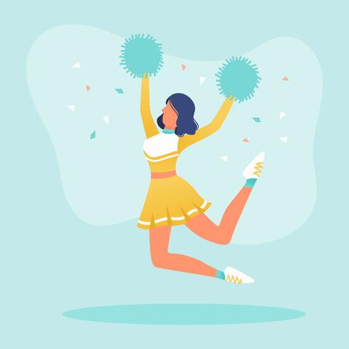 Cheerleader Vector