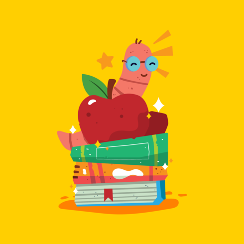 Vector de Bookworm