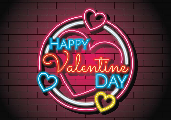 Valentine Day Neon Sign