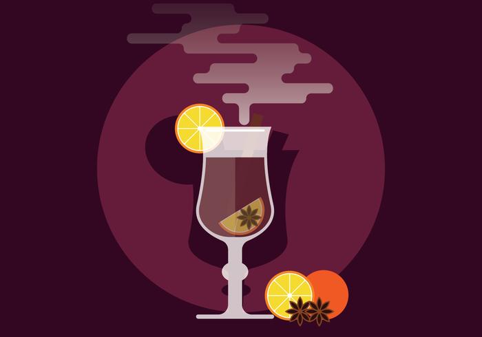 Mulled Wine Illustration vector