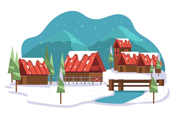 Winter Forest vector