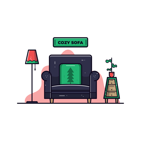 Cozy settings vector