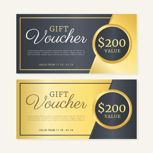 Gift Voucher Template 267057 Vector Art at Vecteezy