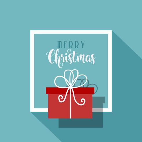 Minimalistic Christmas background  vector