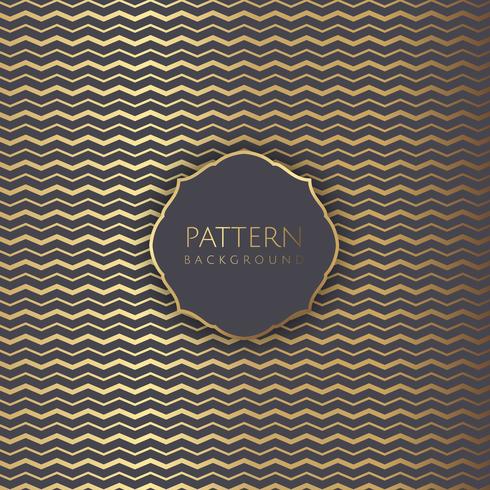 Abstract background with gold zig zag pattern vector