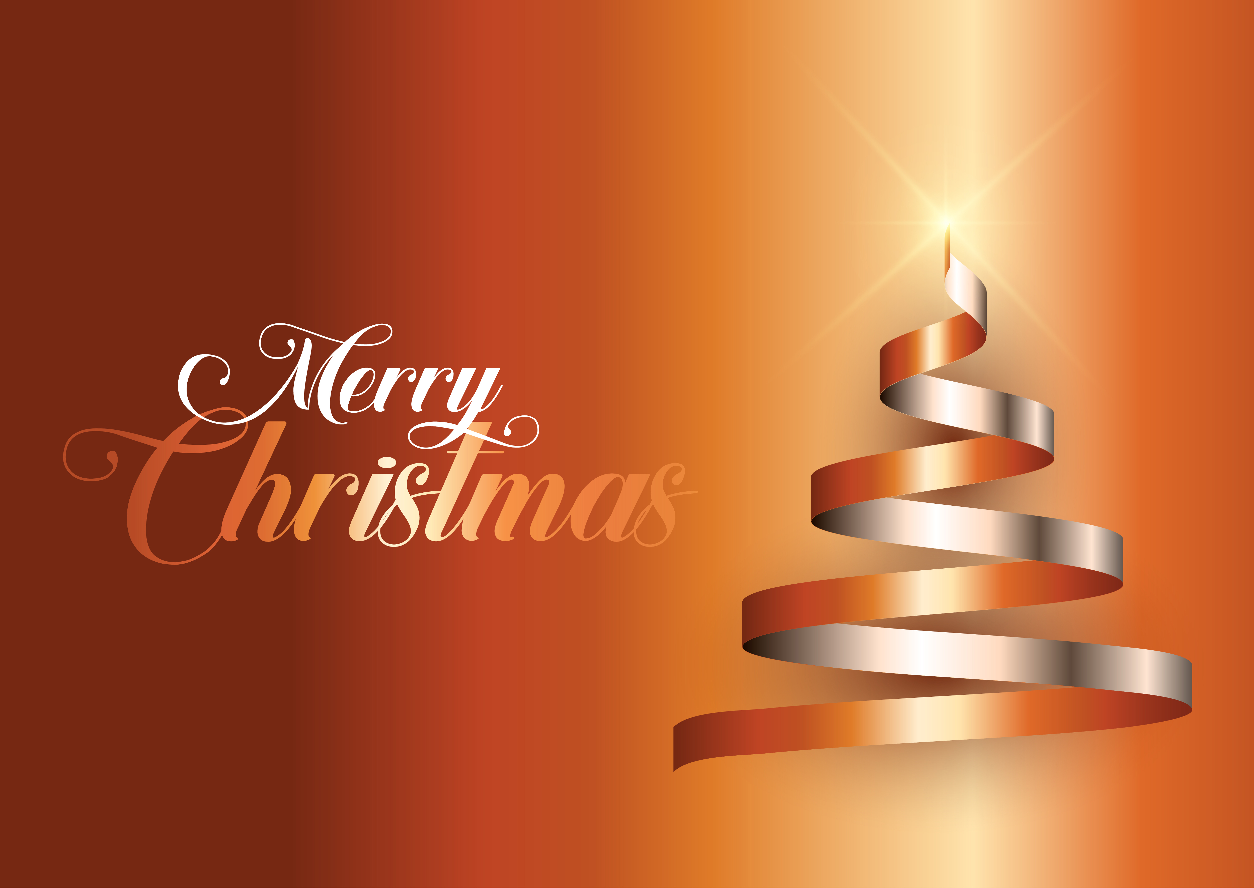 Ribbon Christmas tree background 267213 Vector Art at Vecteezy