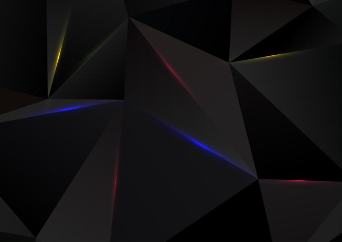 Abstract low poly design  vector