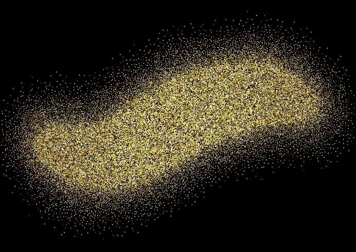 Glittery gold background  vector