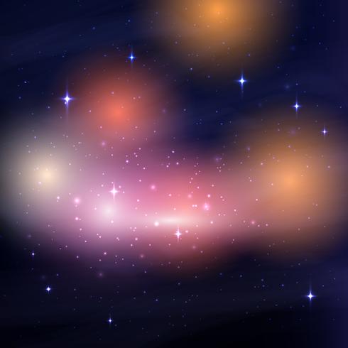 Galaxy night sky  vector