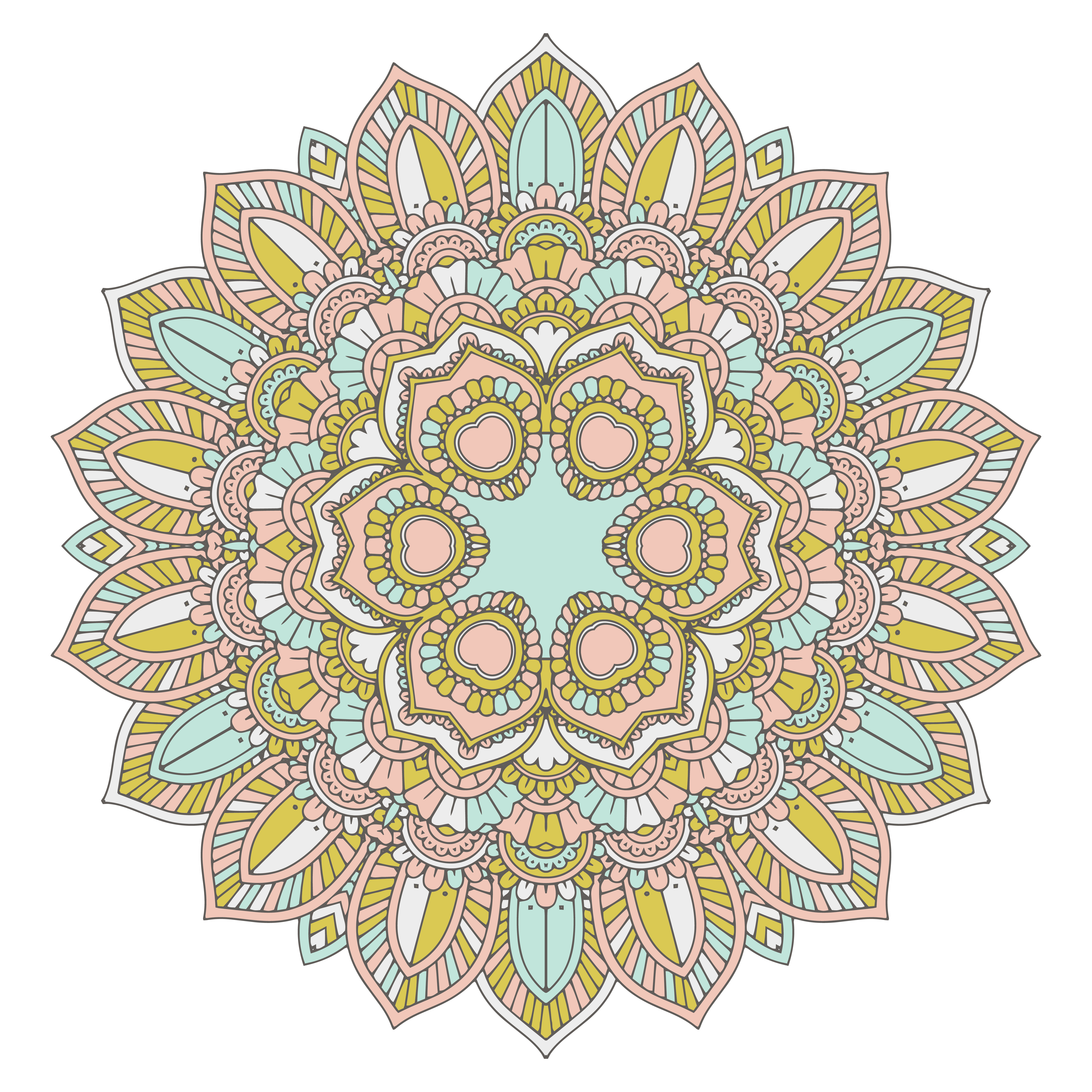 Download Decorative mandala design - Download Free Vectors, Clipart ...