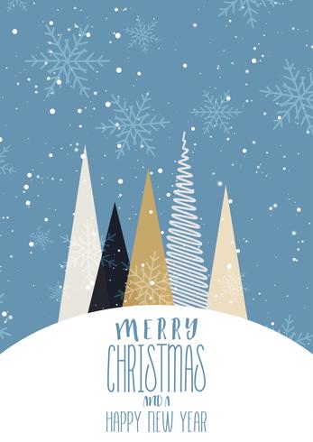 Christmas card background vector