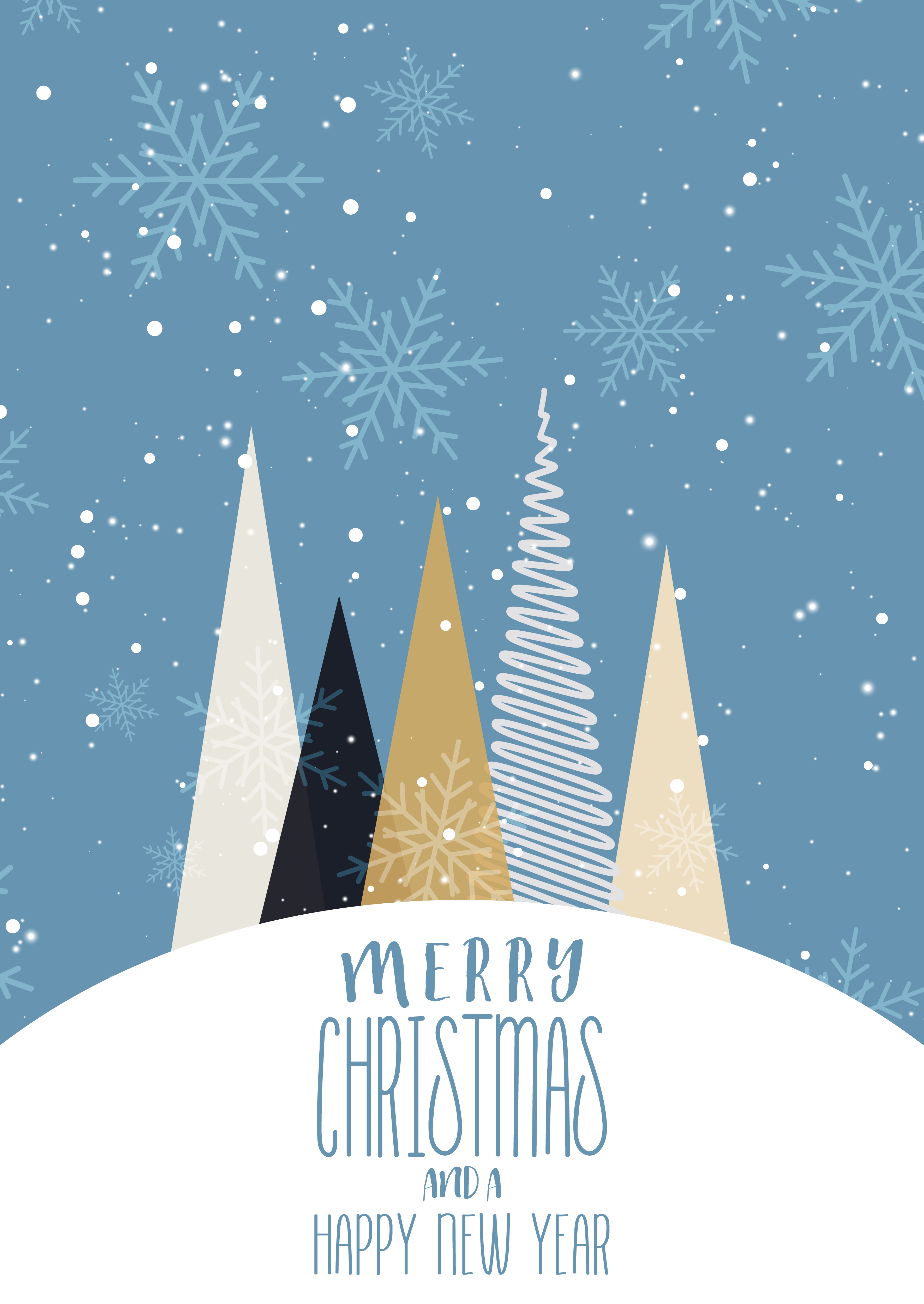 Christmas card background 267342 Vector Art at Vecteezy