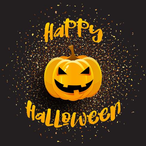 Halloween pumpkin background  vector