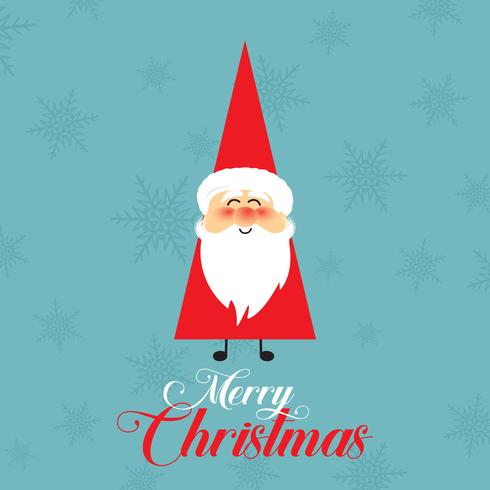 Christmas santa background  vector