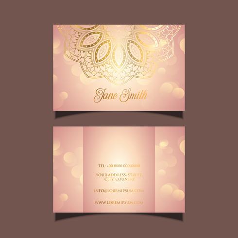 Elegant business card design  vector