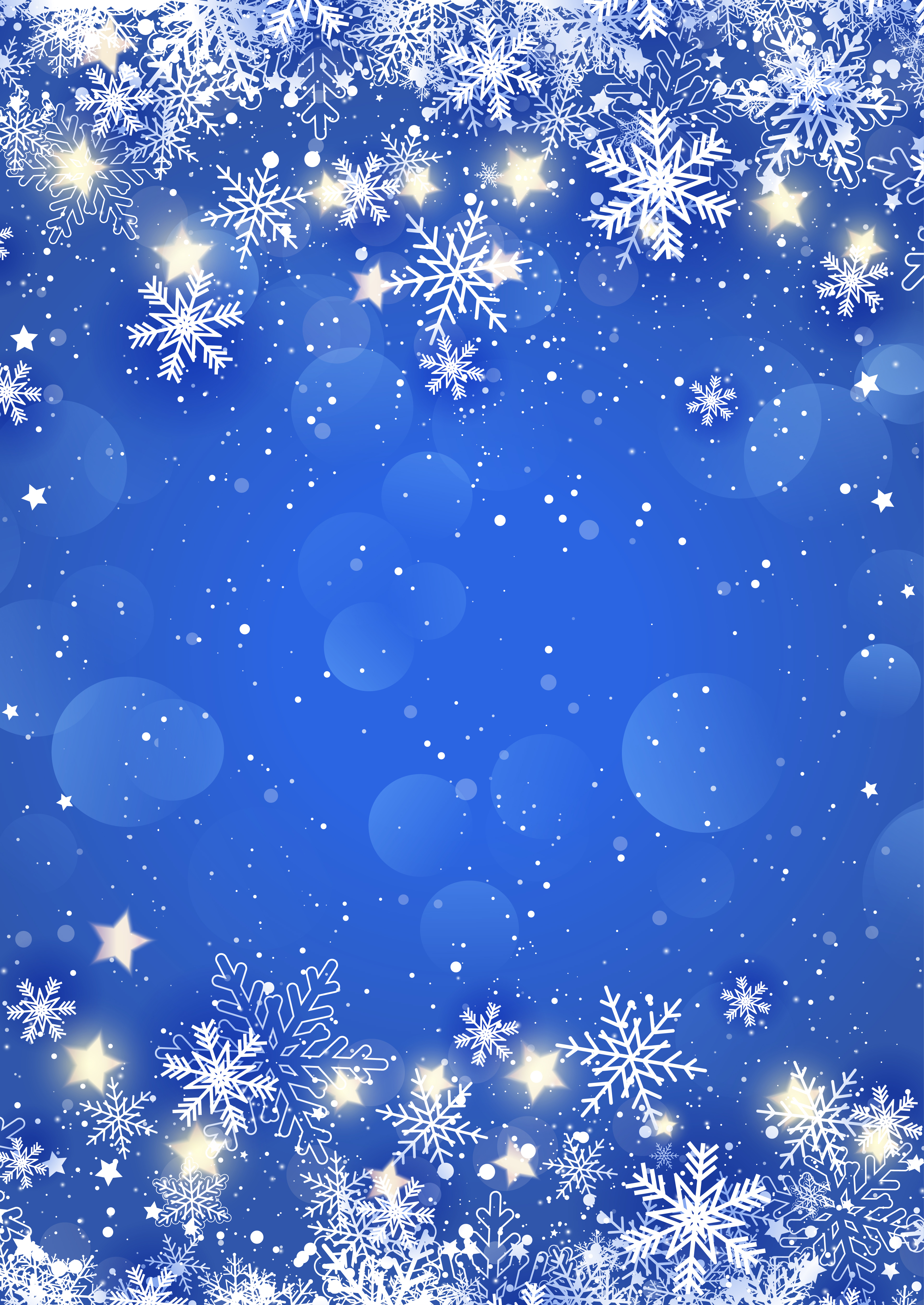 Christmas snowflakes and stars 267566 Vector Art at Vecteezy