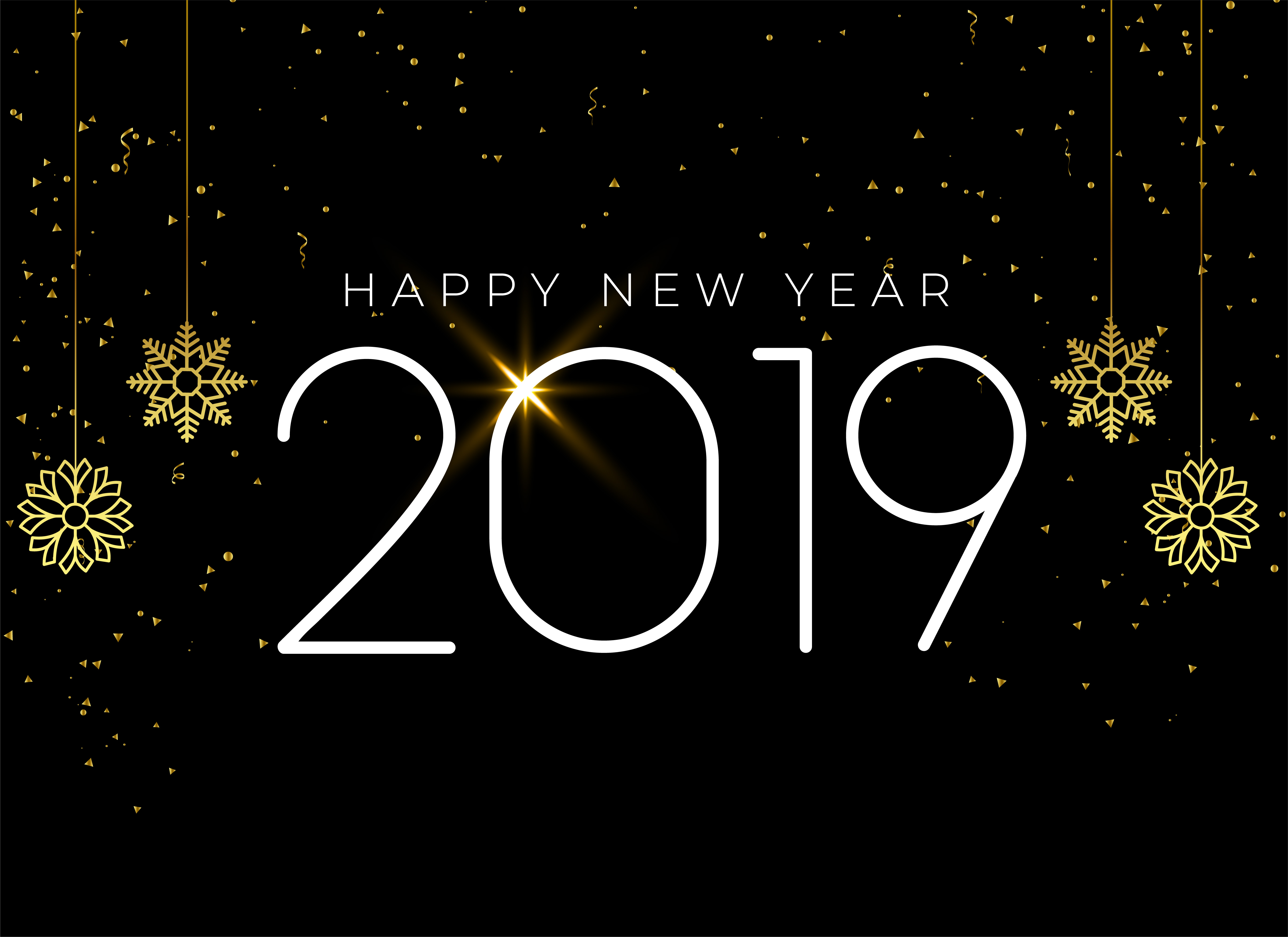  happy  new  year  2019  seasonal background Download  Free 