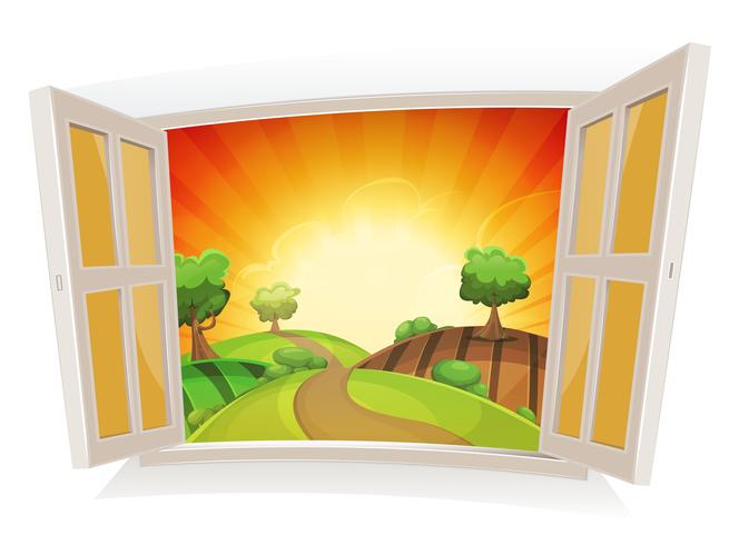 Ventana abierta en un paisaje rural de verano 267895 Vector en Vecteezy Ventana abierta en un paisaje rural de verano 267895 Vector en Vecteezy