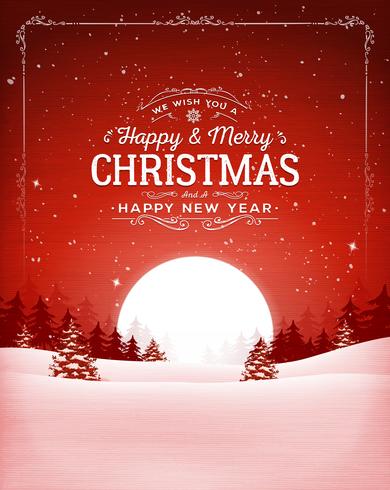 Vintage Christmas Background vector