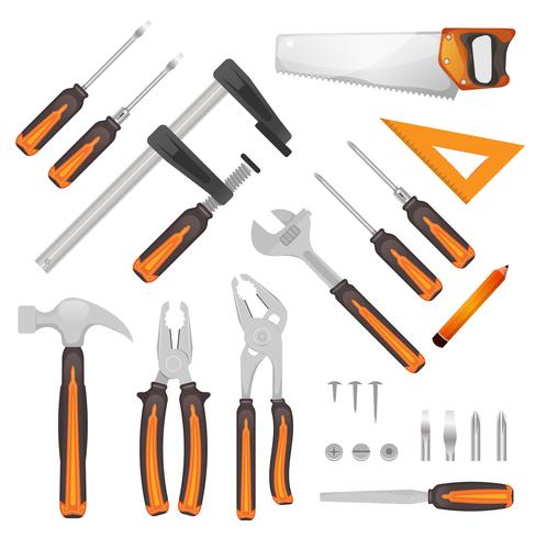 DIY Tools Set vector