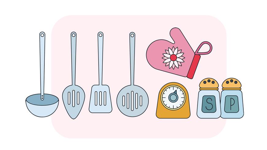 Kitchen Tools Vector