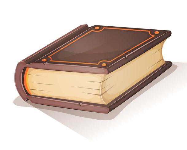 Cartoon Old Book vector