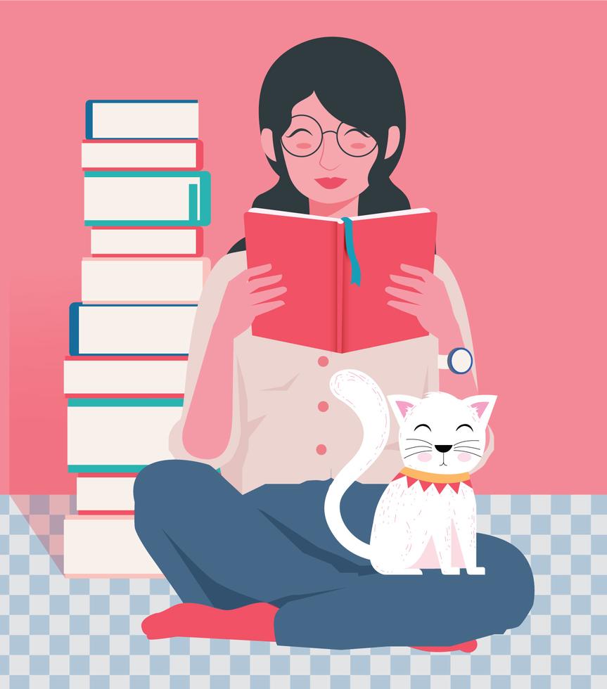 Bookworm Vol 2 Vector 268337 Vector Art at Vecteezy