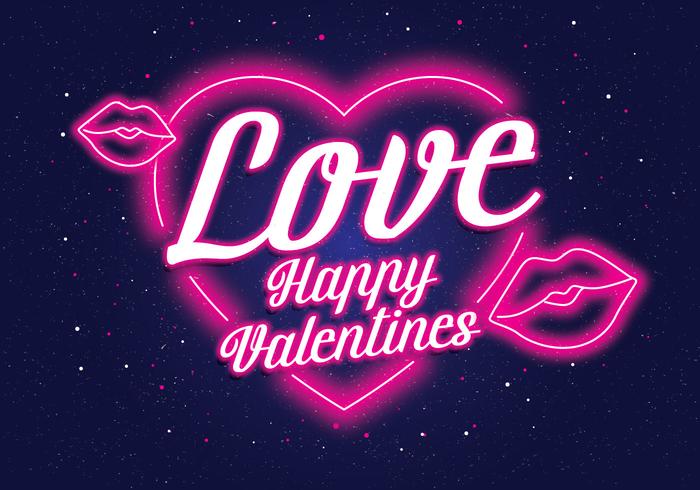Neon Valentine Vol 2 Vector