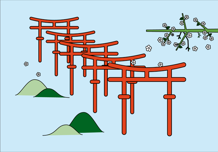 Free Fuji Inari Vector