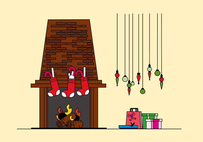 Vector de chimenea gratis