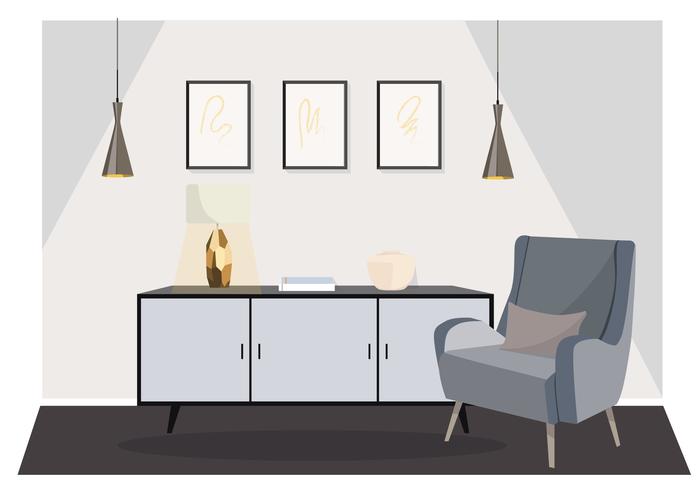 Vector Livingroom Illustration