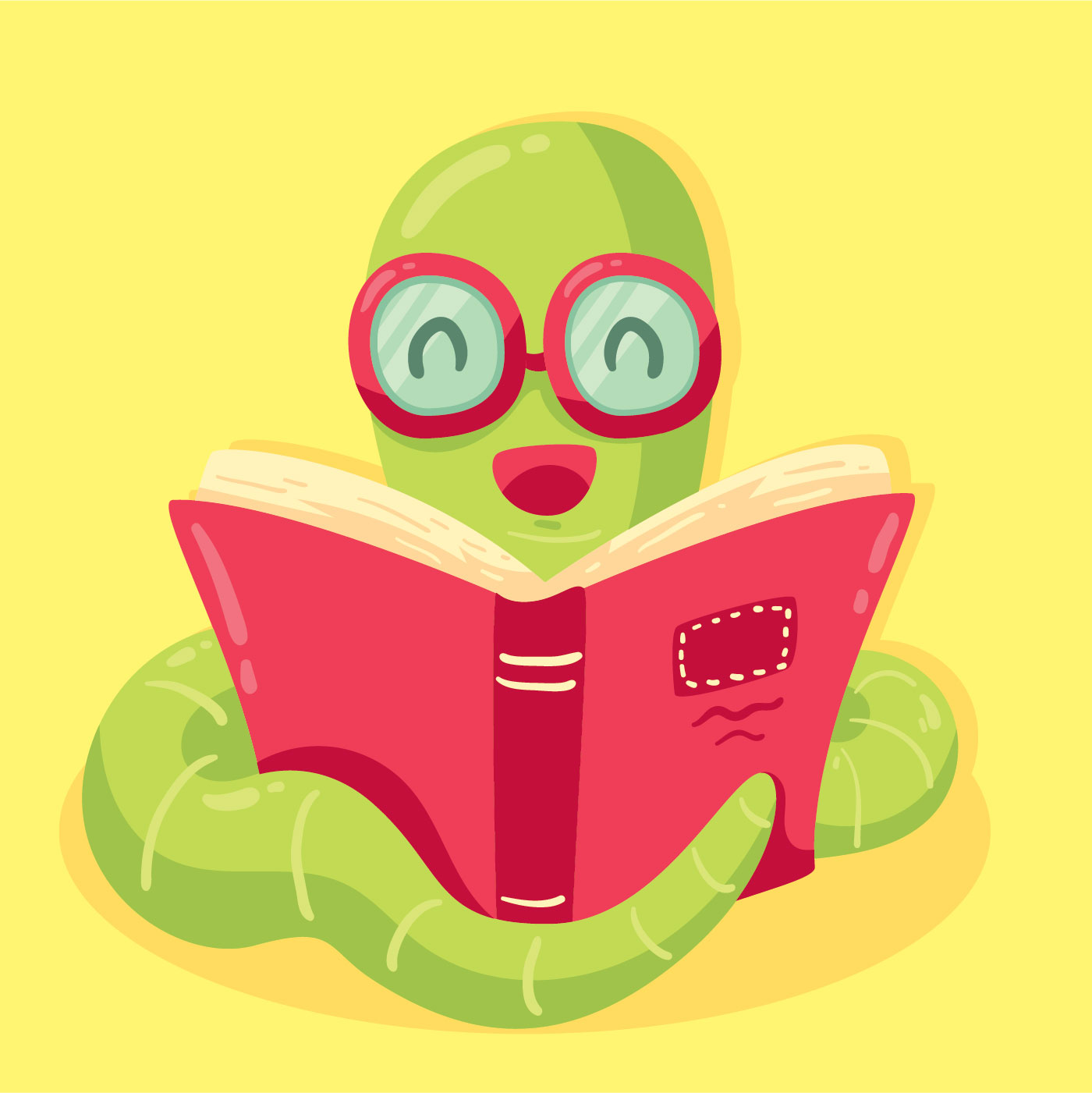 Funny Cartoon Bookworm Vector 268450 Vector Art At Vecteezy Funny Cartoon Bookworm Vector 268450 Vector Art At Vecteezy