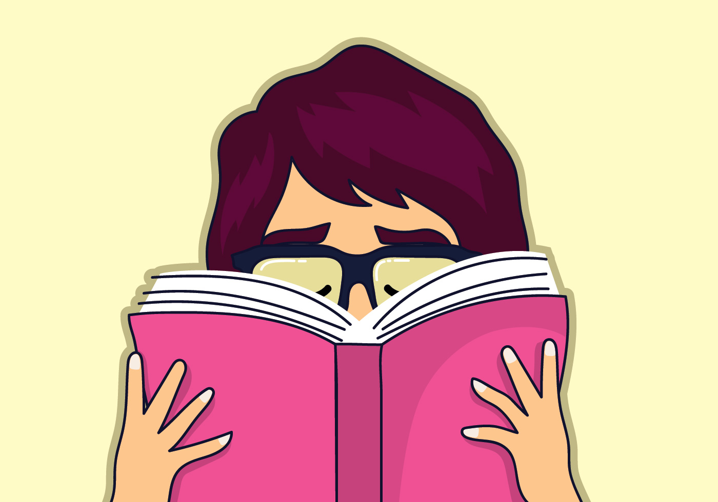 Bookworm Illustration 268544 Vector Art at Vecteezy