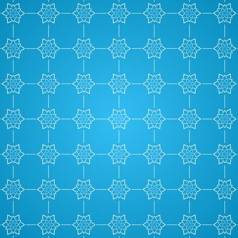 Decorative snowflake pattern background  vector