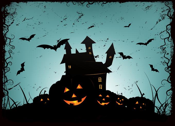 Halloween Frame Background vector