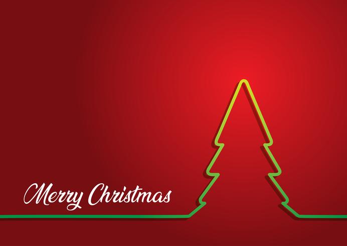 Christmas tree background  vector