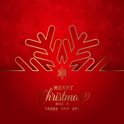 Christmas background with snowflake design  vector