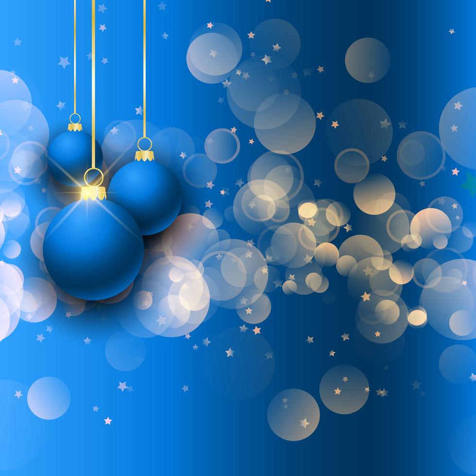 Christmas baubles on bokeh lights background 268798 Vector Art at Vecteezy