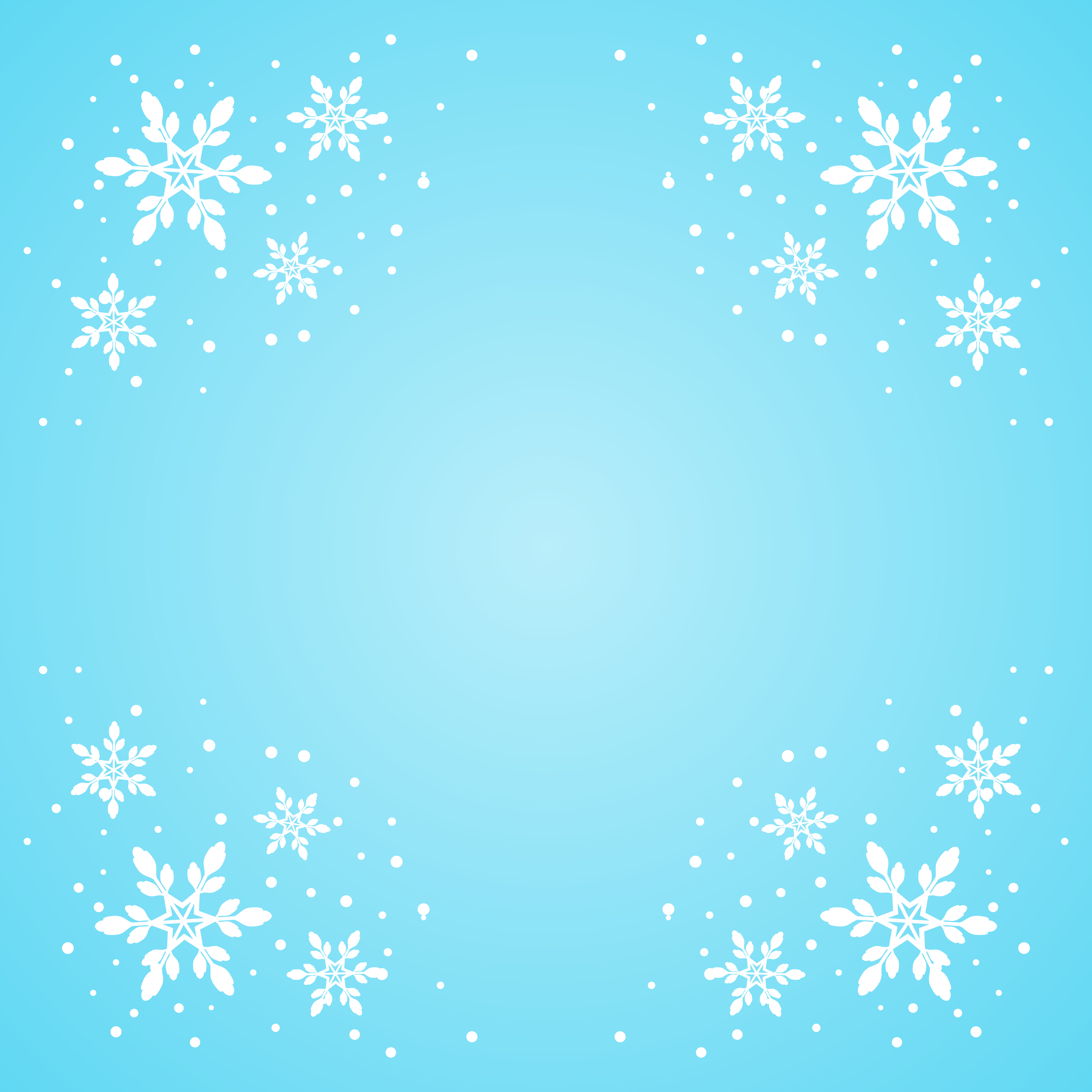 Snowflake border 268812 Vector Art at Vecteezy