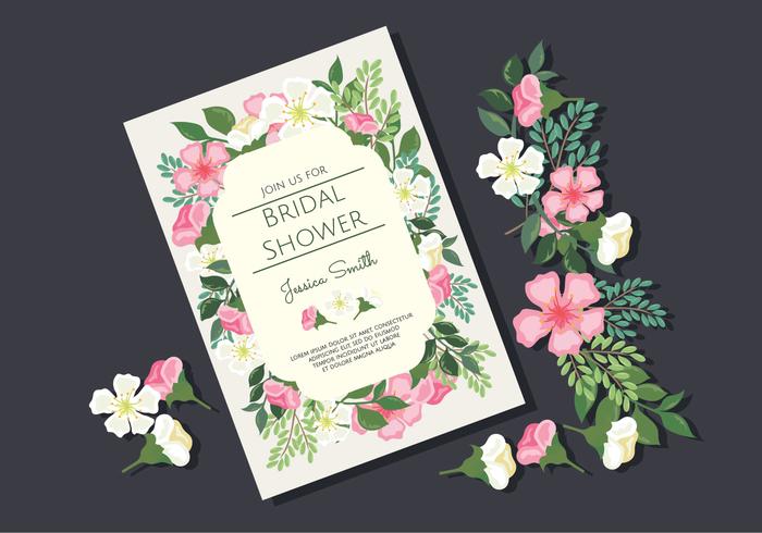 Bridal Shower Invitation vector