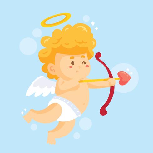 Cute Cupid Vector